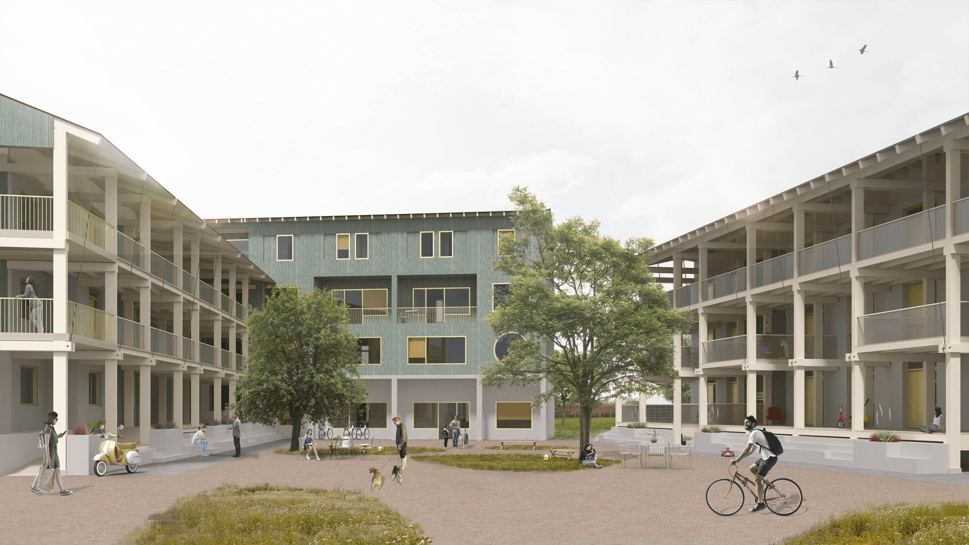 Projektbild des Preisträgers Quartiershöfe Bremerhaven